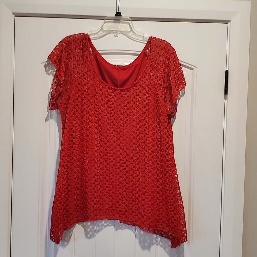 Cute Women's XL Red Shirt